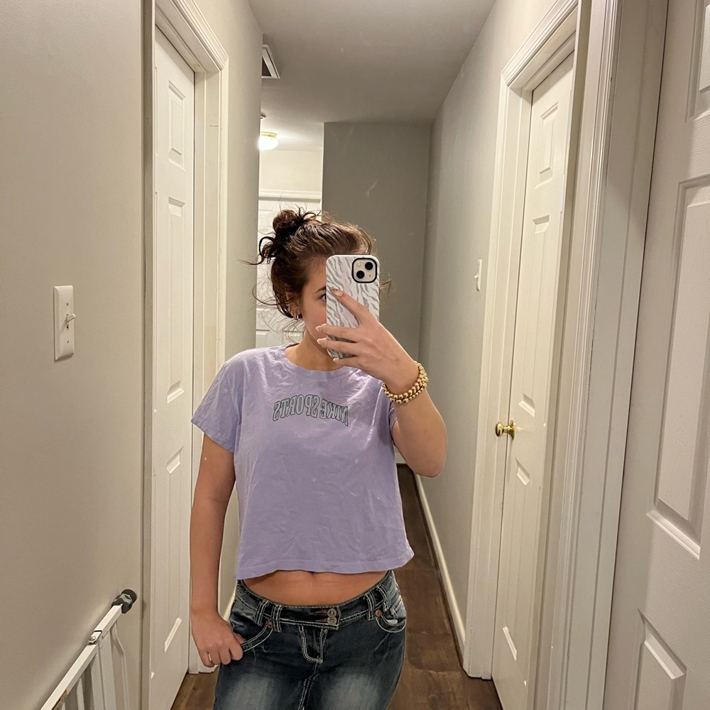 Nike Lavender Crop Top